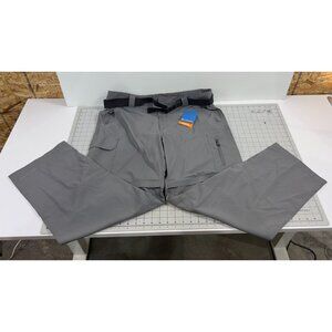 Men's Columbia Silver Ridge Utility Convertible Pants 38 x 32 City Grey NWT